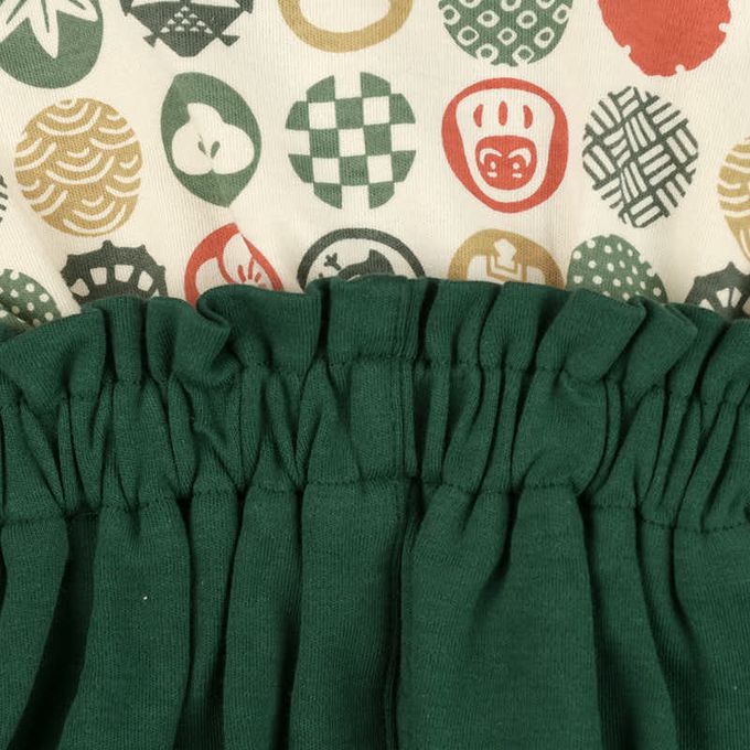 akachan honpo - 袴連身包屁衣-綠色