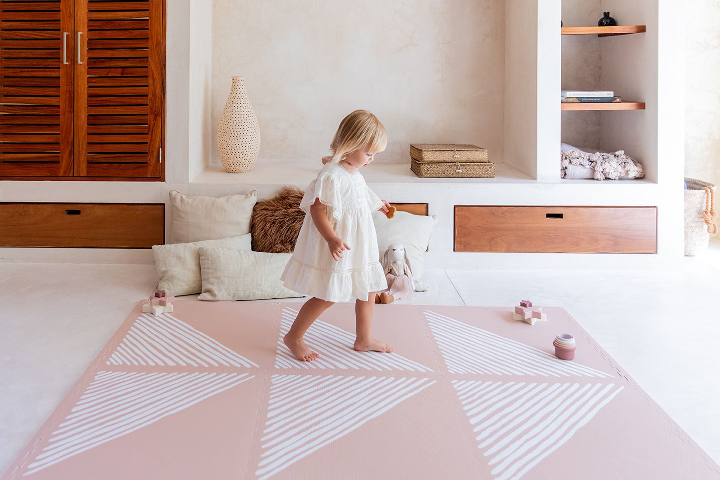 德國 toddlekind - 沙灘系列遊戲地墊-貝殼粉