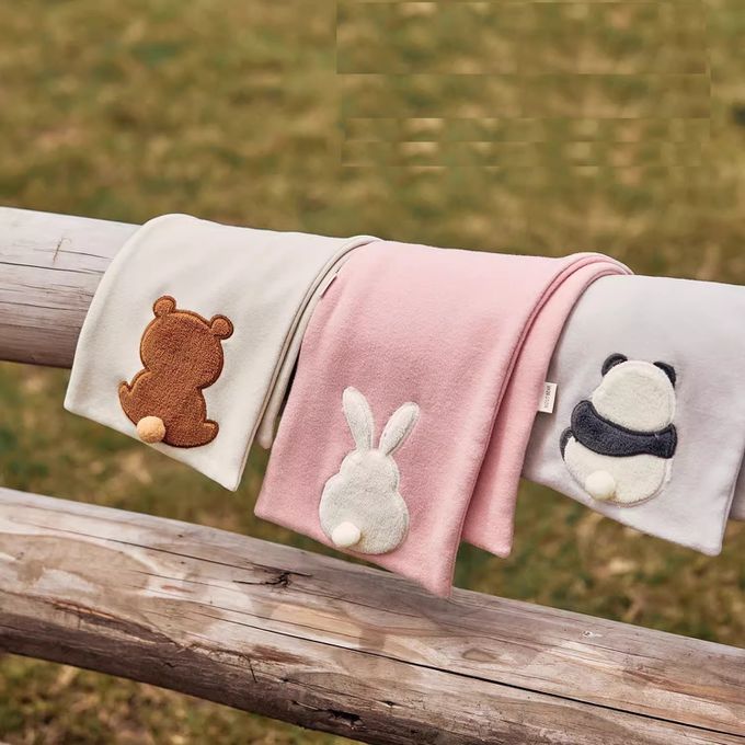 可愛動物造型圍巾  兒童保暖圍巾 