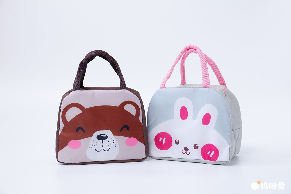 保溫便當袋-米色企鵝