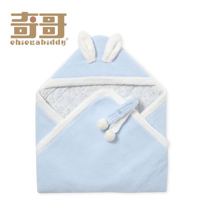 奇哥 - 星點兔鋪棉包巾(安撫包巾 新生兒包巾 包被 蓋毯 蓋被 寶寶毯 嬰兒毯)