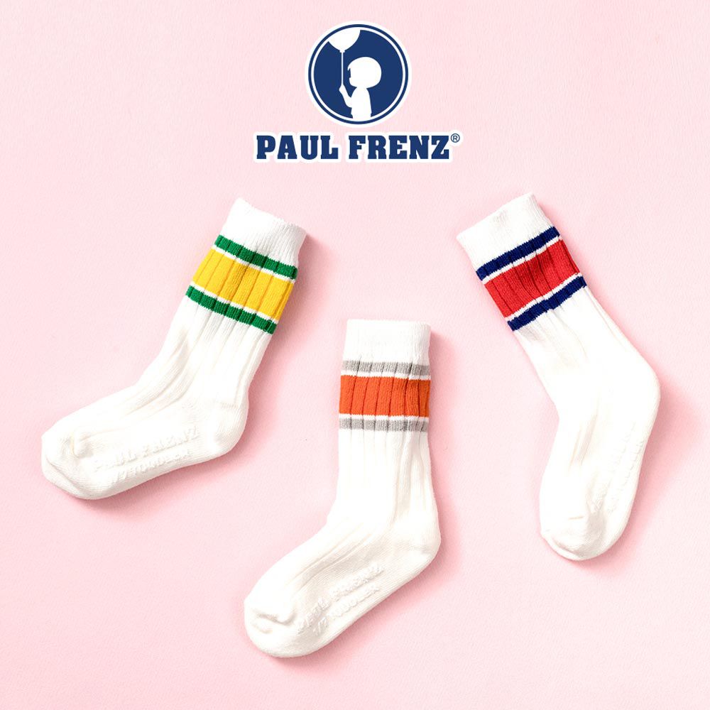 韓國 PAUL FRENZ - (3入組)韓製彈力中長筒襪-DENISE
