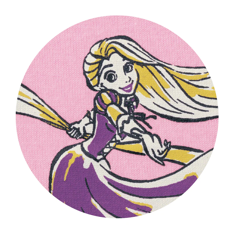 日本千趣會 - 迪士尼天竺棉荷葉衣擺短袖上衣-小叮噹仙子-薄荷