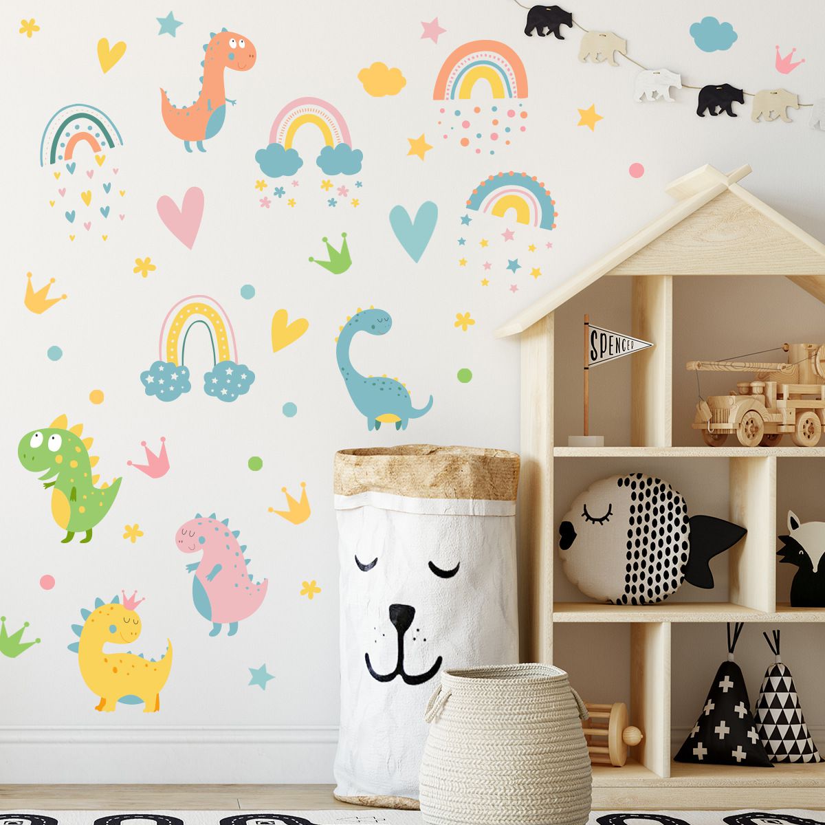 居家裝飾壁貼-角落植物