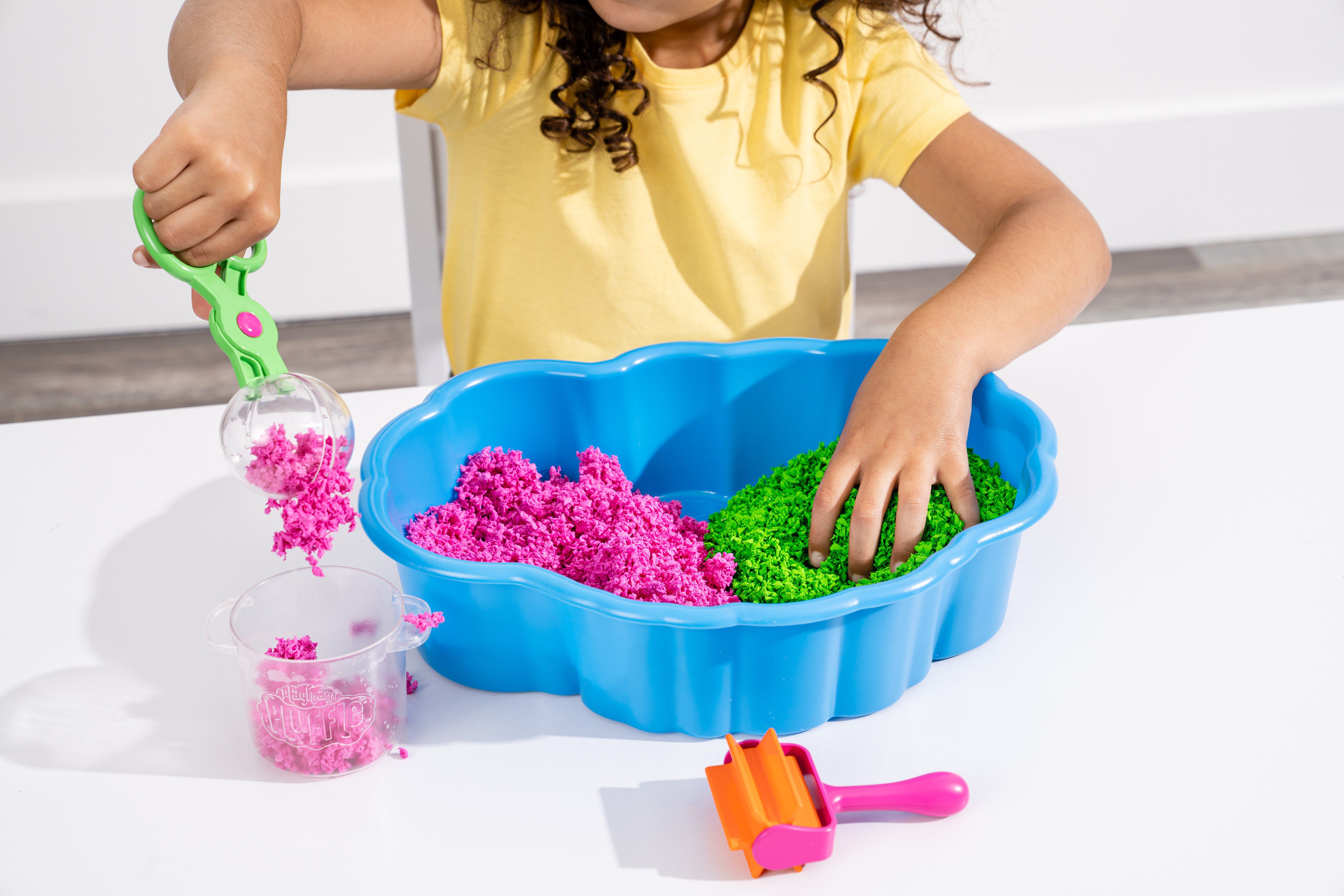 美國 Educational Insights - 魔塑粒粒黏土-空氣鬆土感官盆