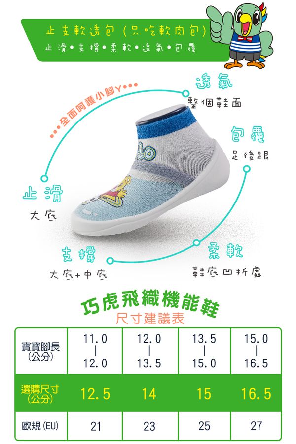 巧虎 - 巧虎童鞋琪琪向日葵粉橘色