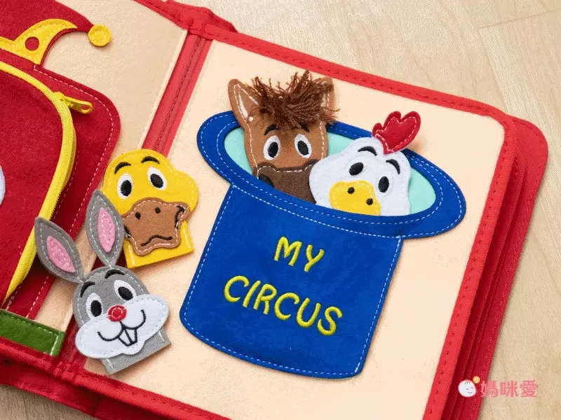 職能治療師推薦【MY FIRST BOOK】蒙特梭利手工布書