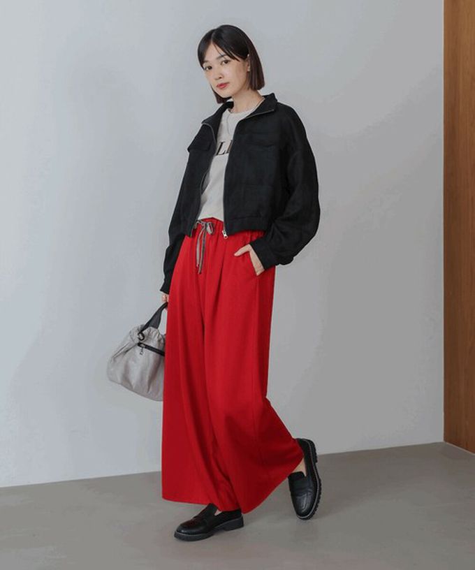 日本 Bab - 麂皮感立領率性口袋俐落外套-黑