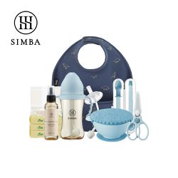 Simba 小獅王辛巴 - 好吃兜接住 食光補水豪華組-恐龍樂團