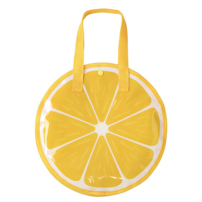 日本 ZOOLAND - 夏日可愛圓形玩水/游泳包-西瓜-紅 (32x32cm)