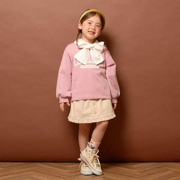 日本 Lycee mine - [推薦]定番百搭標語大學T-淺棕