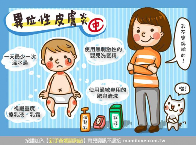 異位性皮膚炎特輯(中):媽咪們可以這樣照顧異位性皮膚炎寶寶！