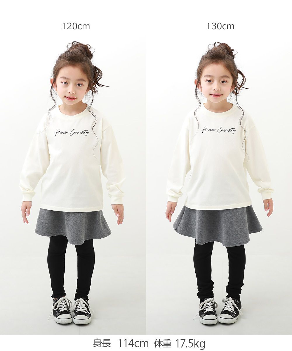 日本 devirock - 舒適彈性內搭褲裙-櫻桃-海軍藍