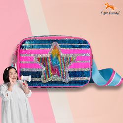 Tiger Family - FunTime亮片斜背包-璀璨星星