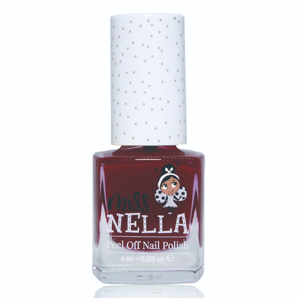 <2020新品>Miss NELLA 兒童水性可撕式安全指甲油-摯愛深桃MN20-4ml