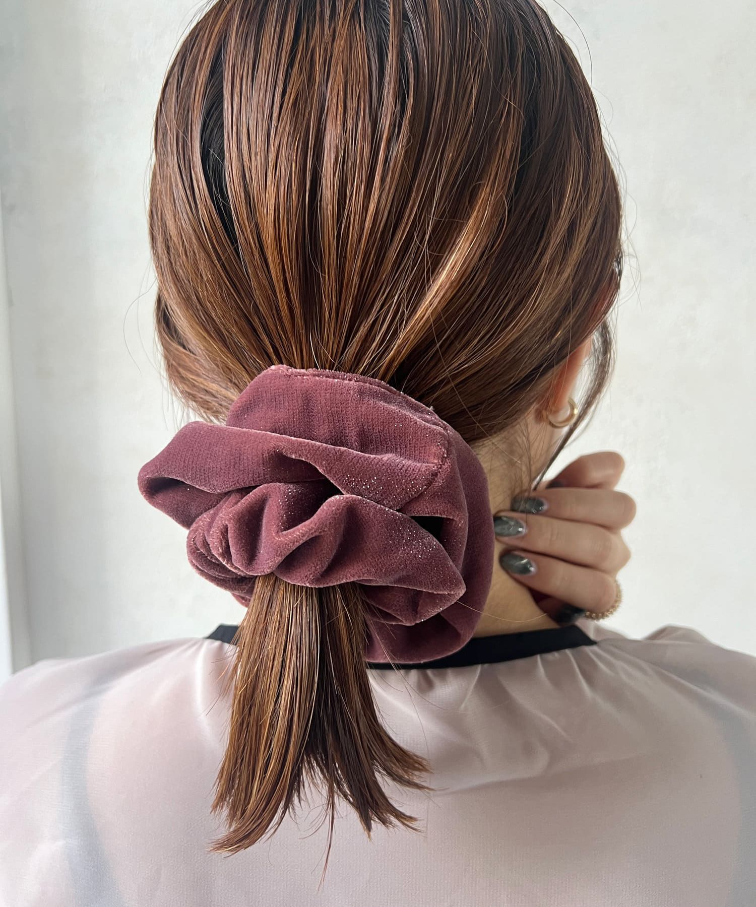 日本 Lattice - [推薦]低調閃亮份量感大腸圈-酒紅