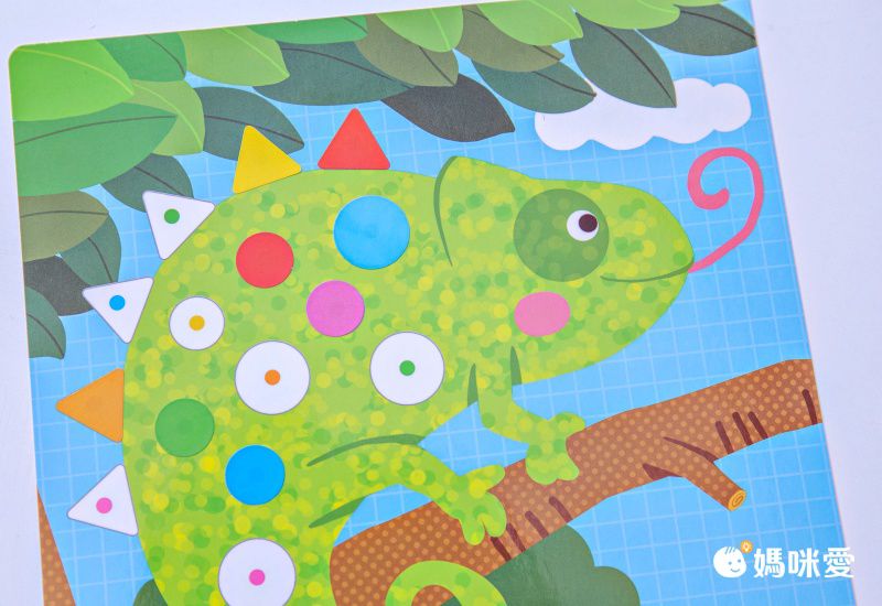 觀察對應貼貼畫-動物樂園