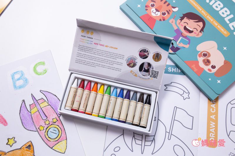 獨家！重複撕貼不傷牆【台灣 kidzcrayon】創意透光描圖貼紙