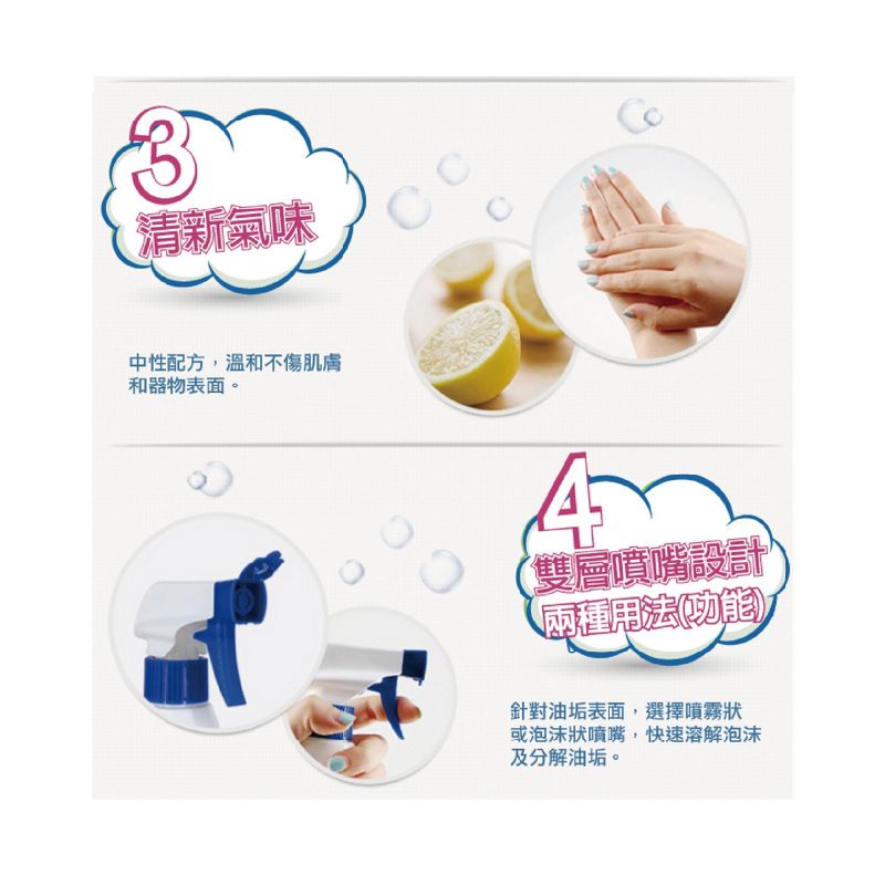 德國 Dr. Beckmann 貝克曼博士 - 廚房重油污清潔劑-500ml*3瓶入