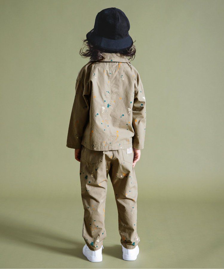 日本 BREEZE - 美式帥氣翻領夾克/薄外套-格紋-黑白