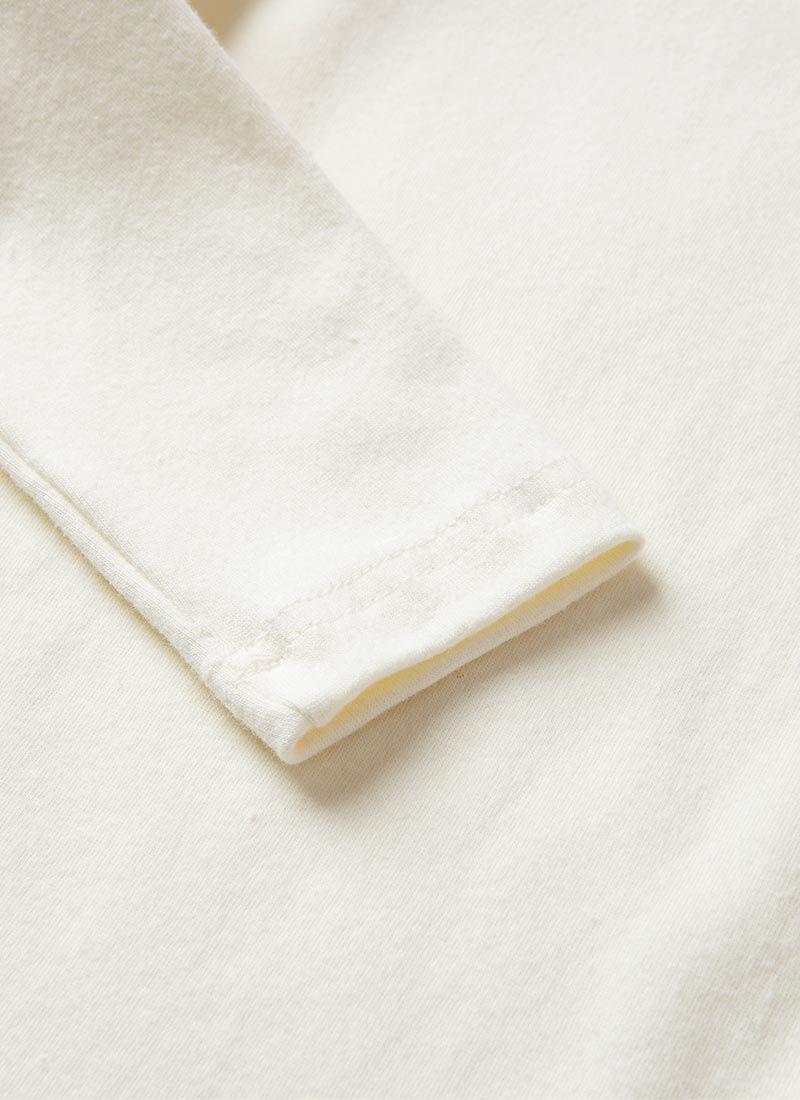 韓國 OZKIZ - 點點網紗公主袖拉絨上衣