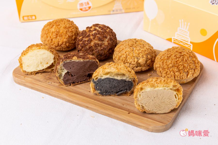 團購熱銷超人氣泡芙【豆酥朋】原味/巧克力/芝麻/咖啡