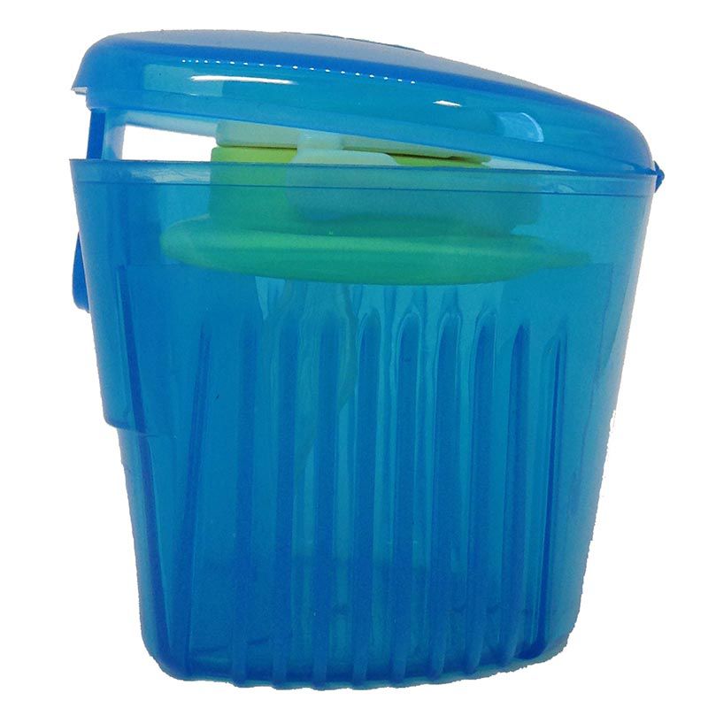 akachan honpo - 安撫奶嘴消毒盒-藍色