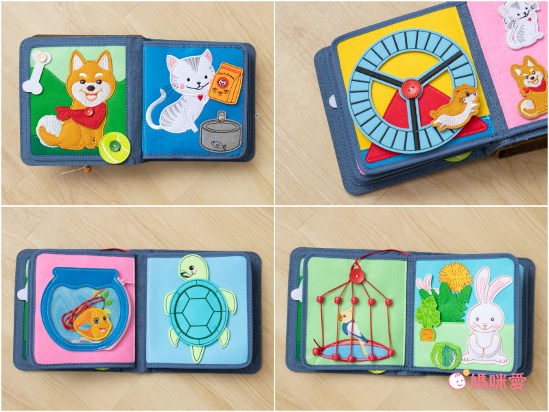 職能治療師推薦【MY FIRST BOOK】蒙特梭利手工布書