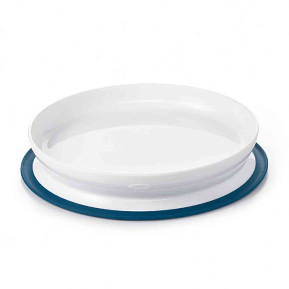 美國 OXO - 好吸力學習餐盤-福利品-海軍藍