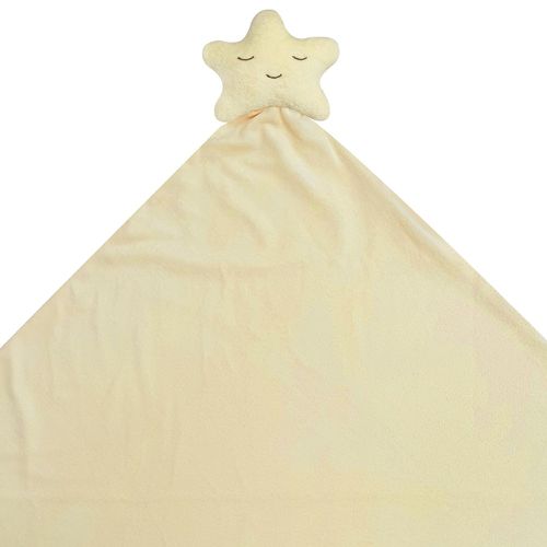 美國 Angel Dear - 動物嬰兒安撫毛毯-黃色小星星
