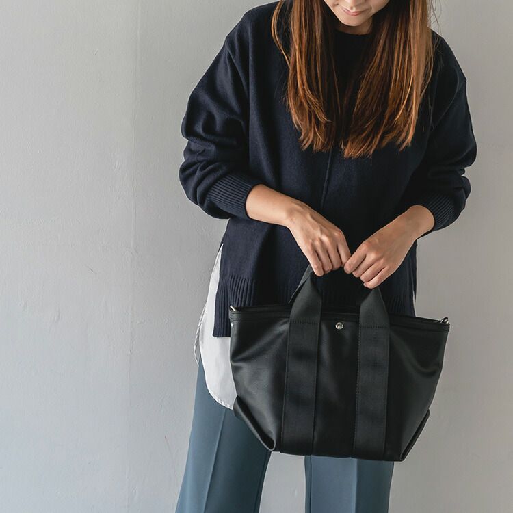 日本代購 - [樂天NO.1] 簡約百搭托特包-淺灰棕 (23x36x19cm)