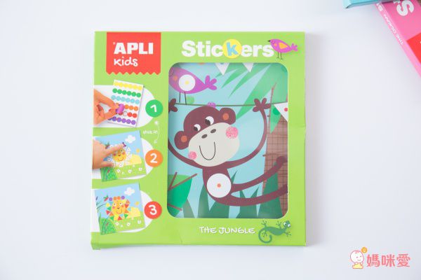 西班牙 APLI - 【旅行貼紙畫組】-底卡18張+形狀貼紙9張