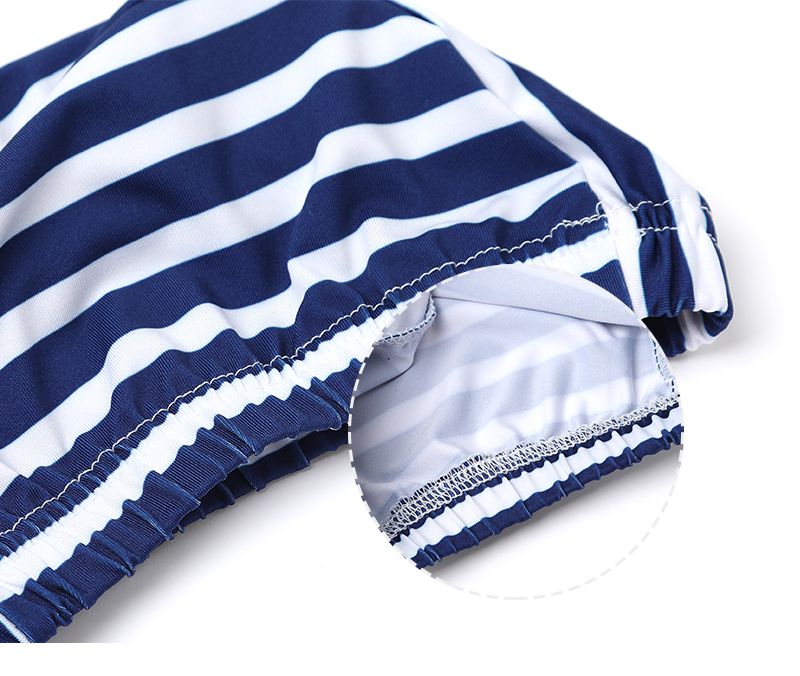 韓國 OZKIZ - 抗UV防曬兒童泳裝-三件組-綠色鱷魚