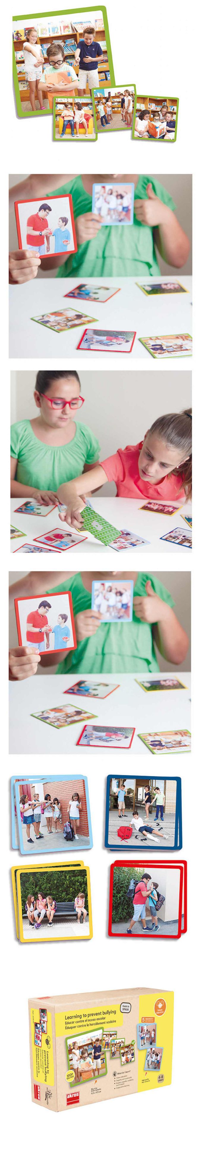 西班牙AKROS - 反霸凌遊戲圖卡 (20.3x13x6.3 cm)