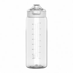 法國SANTECO - Ibiza Tritan冷水瓶-牛奶白(水量刻度)-1000ml