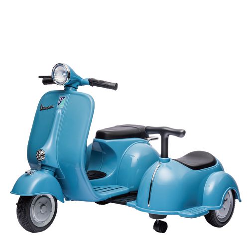 義大利Vespa - 雙人玩具電動車-藍