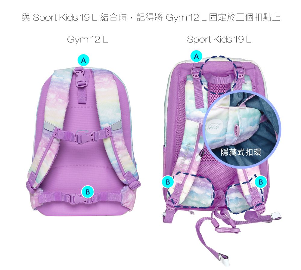 Beckmann - Sport Kids 兒童護脊書包 19L-夢幻獨角獸