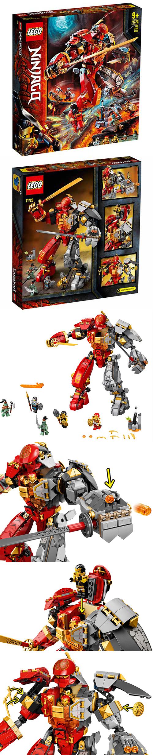 樂高 LEGO - 樂高積木 LEGO《 LT71720》 NINJAGO 旋風忍者系列 - 火焰石機械人-968pcs