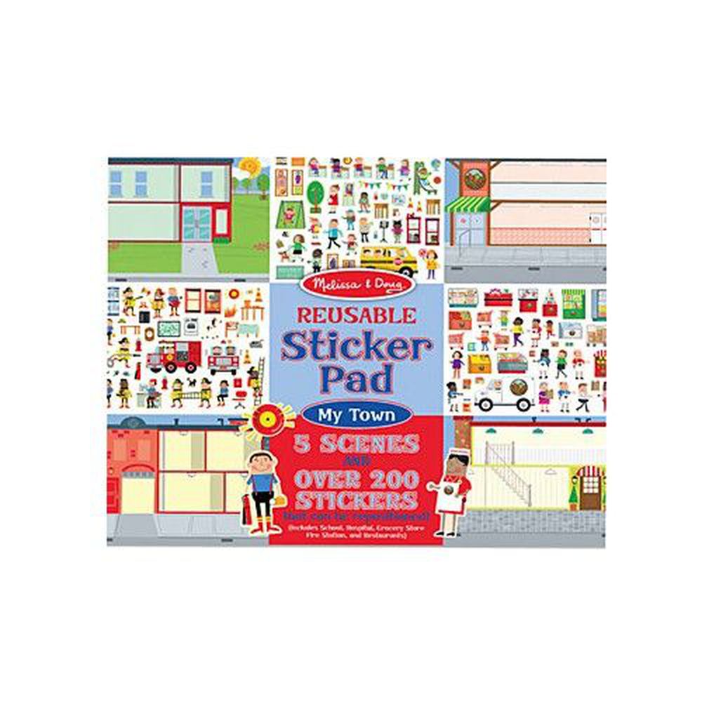 美國瑪莉莎 Melissa & Doug - MD 貼紙簿-可重複貼-我的社區