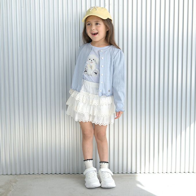 日本 Lycee mine - 滿滿層次蕾絲短裙-(內襯安全褲)-粉紅