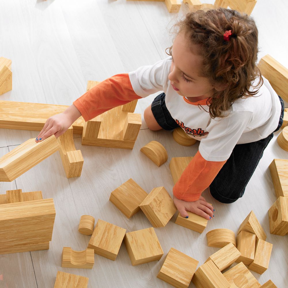 Weplay - Weplay軟質木紋積木-40件-厚4cm