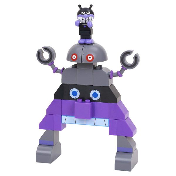 日本 Bandai - 麵包超人-細菌人積木玩具-63PCS