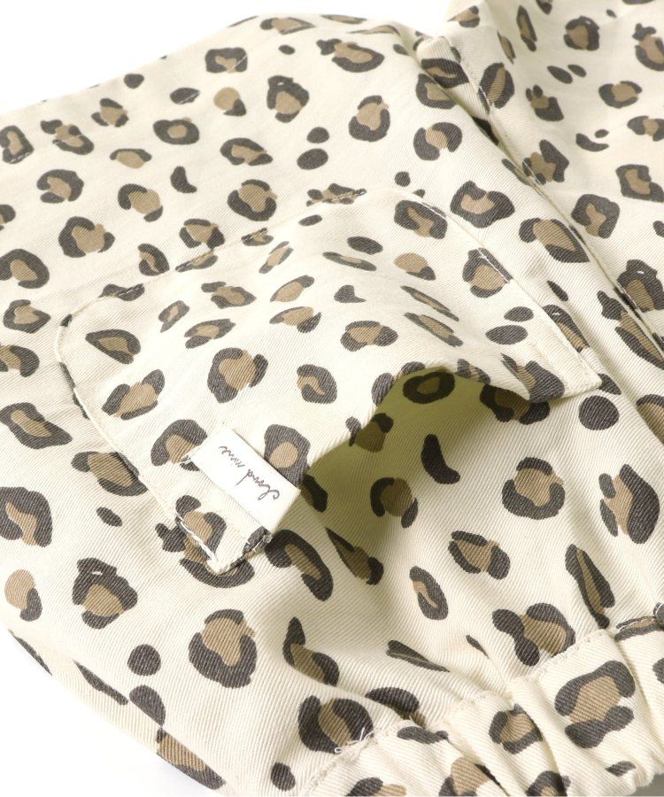 日本 apres les cours - 滿版印花夏天短褲(4分丈)-小花-水藍