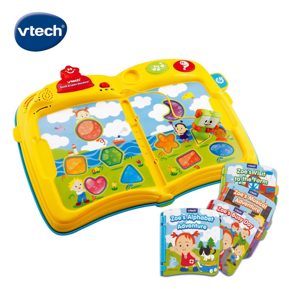 Vtech 寶寶認知啟蒙互動學習套書組 1機4書卡 媽咪愛