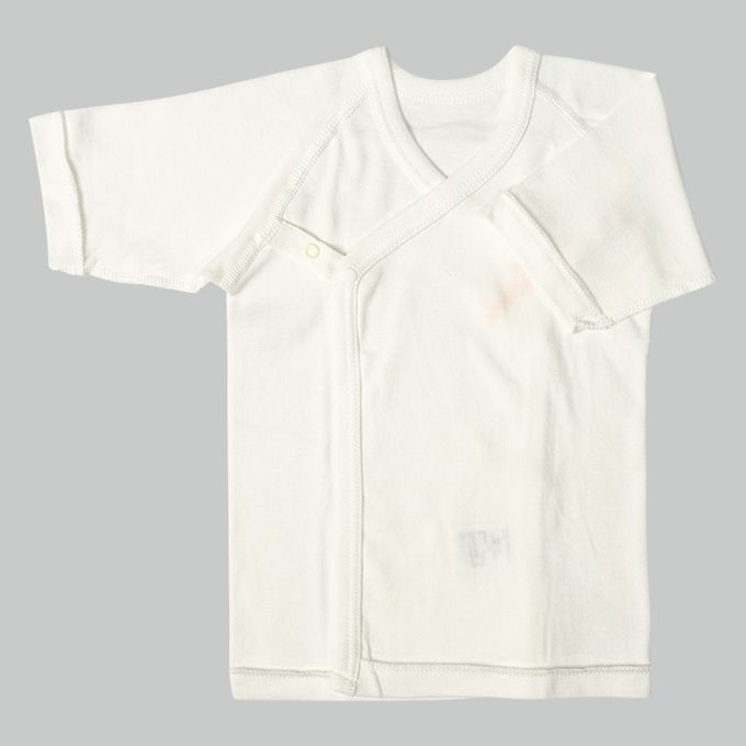 akachan honpo - 長袖肚衣2件組-按扣款 玩具箱-米白色