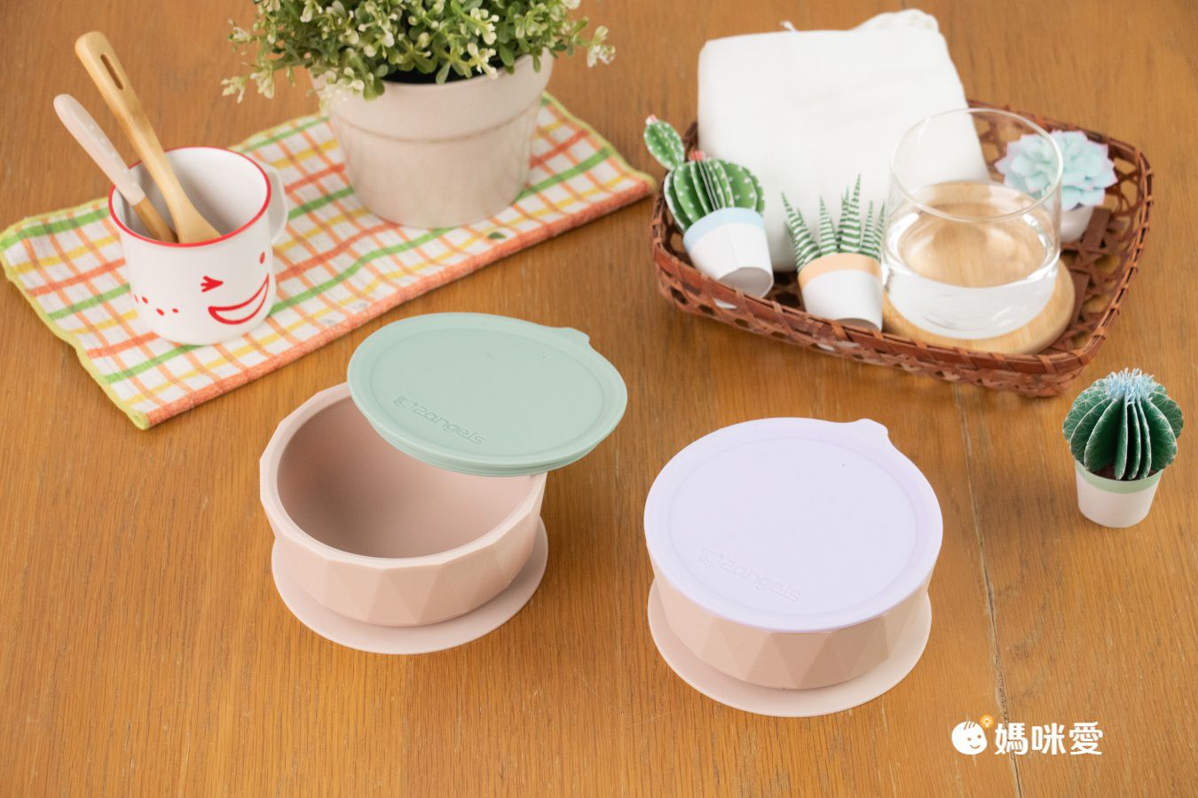 自由組裝好攜帶！台灣製【2angels】矽膠拼圖隨行餐盤