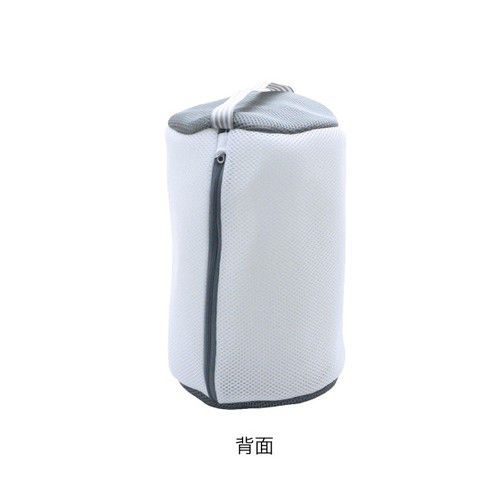 日本代購 - 日系清新風吊掛式洗衣袋-一般衣物適用-灰 (Φ20×H30cm)