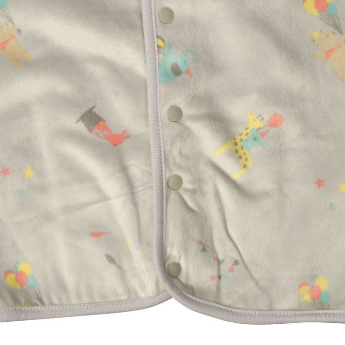 akachan honpo - 腿部舒適又保暖的2WAY防踢被-灰色