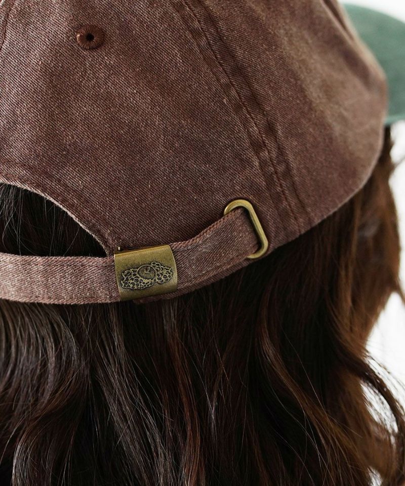 日本 zootie - 聯名款 刺繡撞色百搭老帽-卡其