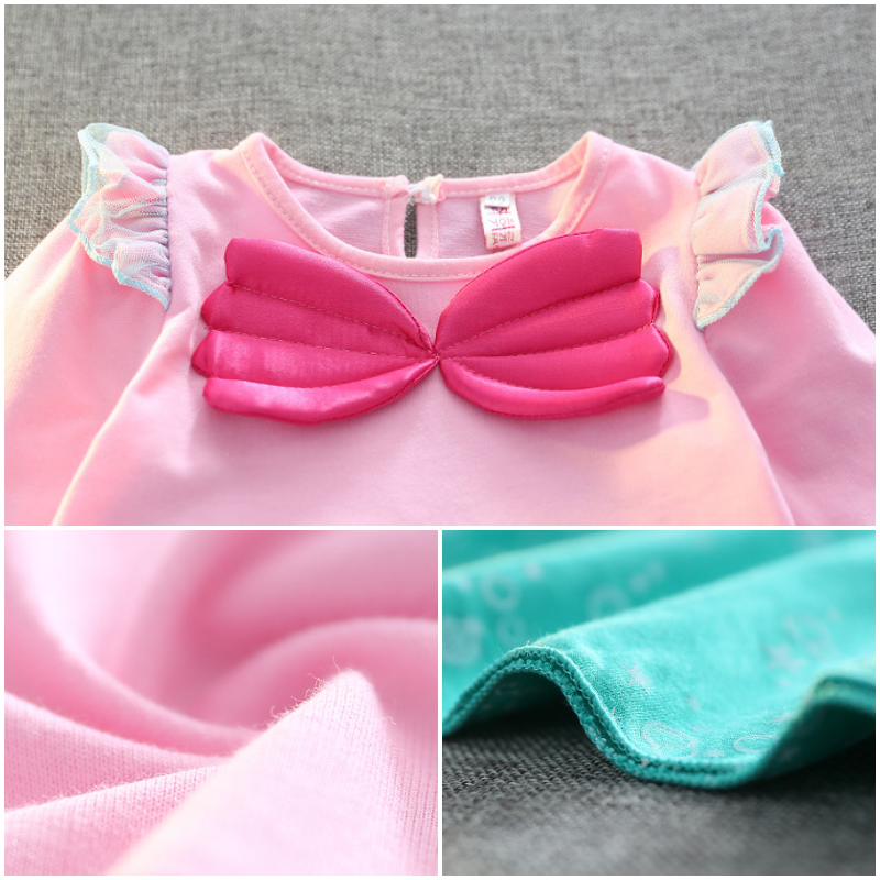 長袖造型公主裙-美人魚